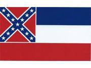 5in x 3in Mississippi State Flag Bumper Sticker Decal Window Stickers Car Decals