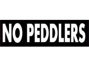 10 x3 No Peddlers Sign Decals Sticker Stickers