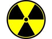 4.5 x4.5 Radioactive Nuclear Symbol Bumper Sticker Decal Window Stickers Decals