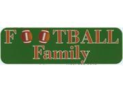 10 x3 Football Family Bumper magnet magnetic Decal magnets Vinyl Car Decals