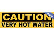 10in x 3in Caution Very Hot Water Magnet Magnetic Sign