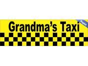 10 x3 Grandma s Taxi Vinyl Bumper magnets Decals magnetic magnet Car Decals
