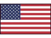 5in x 3in United States US Flag Black Border Bumper Sticker Decal Stickers Decals