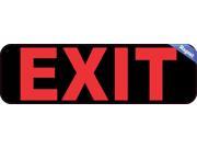 10 x3 Black Red Exit Business Signs Bumper magnet Decal Vinyl Decals magnets