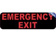 10 x3 Emergency Exit Business Signs Bumper magnets Safety Door magnet Decals