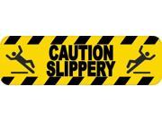 10 x3 Caution Slippery Vinyl Business Decal Store Sign Decals magnet magnets