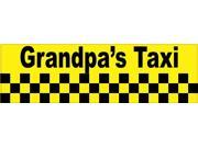 10 x3 Grandpa s Taxi Bumper Sticker Decal Car Vinyl Window Stickers Car Decals