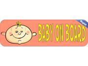 10 x3 Baby On Board Bumper magnet Vinyl Decal Car magnetic magnets Decals