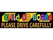 10 x3 Child On Board Please Drive Carefully Bumper magnet Decal magnets Decals