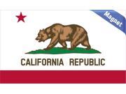 6in x 3.5in California State Flag Magnet Magnetic Vehicle Sign