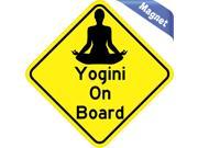 5 x5 Yogini On Board Vinyl Bumper magnet Decal magnetic magnets Car Decals