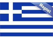 5in x 3in Greece Greek flag Magnet Magnetic Vehicle Sign