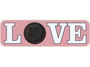 10 x 3 Love Bowling Bumper Sticker Window Decal Stickers Vinyl Decal Stickers