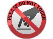 3in x 3in Pointer Finger Please Do Not Touch Sticker Vinyl Business Sign Decal 3in x 3in Pointer Finger Please Do Not Touch Sticker Vinyl Business Sign Decal