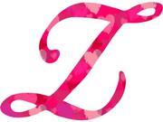 4in x 3in Hearted Cursive Z Monogram Sticker Fancy Vinyl Car Cup Stickers 4in x 3in Hearted Cursive Z Monogram Sticker Fancy Vinyl Car Cup Stickers