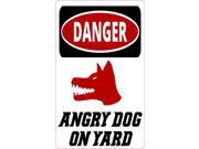 3inx5in Danger Angry Dog on Yard Sticker Vinyl Animal Sign Decal Stickers 3inx5in Danger Angry Dog on Yard Sticker Vinyl Animal Sign Decal Stickers