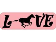 10in x 3in Love Horse Magnet Magnetic Animal Magnets 10in x 3in Love Horse Magnet Magnetic Animal Magnets