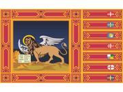 5in x 3in Veneto Flag Magnet Magnetic Italy Car Flags 5in x 3in Veneto Flag Magnet Magnetic Italy Car Flags