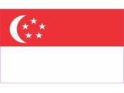5in x 3in Singapore Flag Magnet Vinyl Vehicle Country Flag Bumper Magnets 5in x 3in Singapore Flag Magnet Vinyl Vehicle Country Flag Bumper Magnets