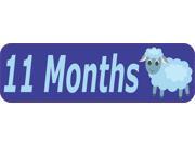 10in x 3in 11 Month Magnet Boy Door Magnetic Sign Magnets Signs 10in x 3in 11 Month Magnet Boy Door Magnetic Sign Magnets Signs