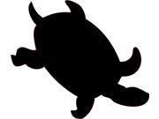 5inx4.75in Black Turtle Animal Decals Bumper Sticker Stickers Decal 5inx4.75in Black Turtle Animal Decals Bumper Sticker Stickers Decal