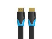 Vention Flat HDMI Cable Male to Male Gold Plated Plug 1.4 1080P 3D For PC HDTV XBOX PS3 Projector