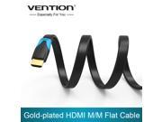 Vention Flat HDMI Cable Male to Male Gold Plated Plug 1.4 1080P 3D For PC HDTV XBOX PS3 Projector