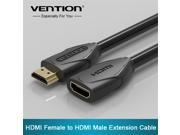 Vention HDMI Extension Cable male to female 4K 3D 1.4V HDMI Extended Cable 6FT Black