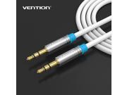 Vention Aux Cable 3.5mm to 3.5 mm Jack Audio Cable Gold plated Male to Male Stereo Auxiliary Cord for Phone Car Speaker White