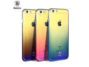 Baseus Case For iPhone 6 luxury Aurora Gradient Color Transparent Case light Cover Hard PC Cases