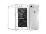 Baseus Fusion Series PC TPU Transparent Case For iPhone 7 Double protection design Silver