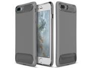 Baseus Angel Case for iPhone 7 4.7 PC TPU Material Double Anti fall Design Strong Protection Shock proof Texture Lanyard Hole Precise Fitness Grey