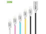 GOLF Newest Kirsite Lightning USB Cable Charging Data Sync Cable For iPhone 7 6 6S Plus 5 5S iPad mini Air 2 3 4 iOS10 Yellow