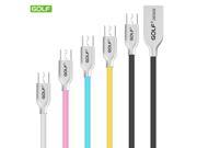GOLF Newest Kirsite Micro USB Cable Fast Charging Data Sync Cable For Samsung Galaxy Note 7 S7 Edge HTC LG And More Android Device White