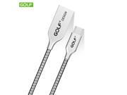 GOLF Micro USB Fast Charge Cable Data Zinc Alloy Sync Plug Cable for Samsung Galaxy Note 7 S7 Edge HTC LG Huawei And More Android Device