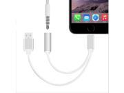Uiiparts Lightning Adapter for iPhone 7 Lightning Port Adapter Charge Jack 3.5 mm Audio Interface Headphone Connector Converter Cable For IOS Devices iPad iPod