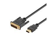 HDMI to DVI Cable Rankie CL3 Rated High Speed Bi Directional HDMI HDTV to DVI Cable 6ft