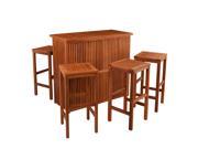 Southern Enterprises Trinidad Outdoor Bar 5pc Set