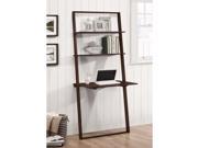 4D Concepts 89848 Arlington Wall Shelf with Desk Dark Cappuccino