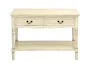 Console with Additional Storage Capability and Brass Handles