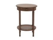 Amusing Wood Brown Accent Table
