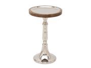 Adorable Aluminum Wood Accent Table