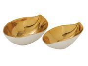 Cer Gold Bowl Set Of 2 15 Inches 17 Inches Width