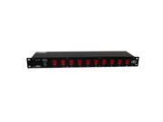 Prox Power Conditioner 10 Plug Rack Mount Power Switcher Usb Charging Ports