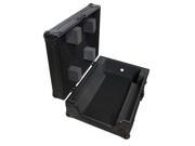 Prox Black On Black Mixer Case For Large Format 12 Dj Mixers Flight Road Ready