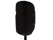 Stretchy dust cover to fit most 15 inch portable speaker cabinets. Black
