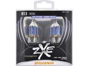 Sylvania H13 Silverstar Zxe High Performance Halogen Headlight Bulb Pack Of 2 H13SZ.PB2