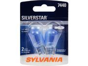 Sylvania 7440 Silverstar High Performance Miniature Bulb Pack Of 2 7440ST.BP2