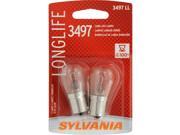Sylvania 3497 Long Life Miniature Bulb Pack Of 2 3497LL.BP2