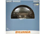 Sylvania H6024 Basic Halogen Headlight Bulb 7 Round Par56 Pack Of 1 H6024.BX